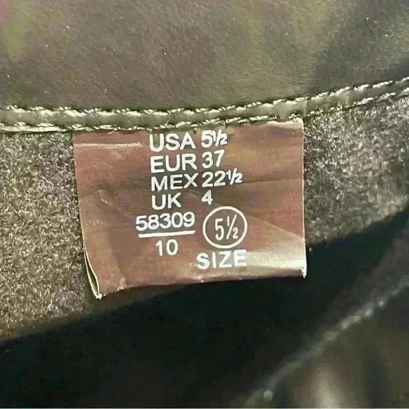 Predictions Women's Brown Suede Side Zipper Knee High Block Heel Boots Size 5.5 - Picture 10 of 13